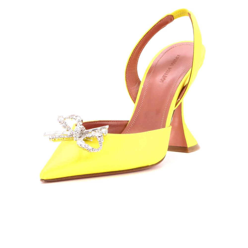 Amina Muaddi 95 Women's Rosie Pumps Satin